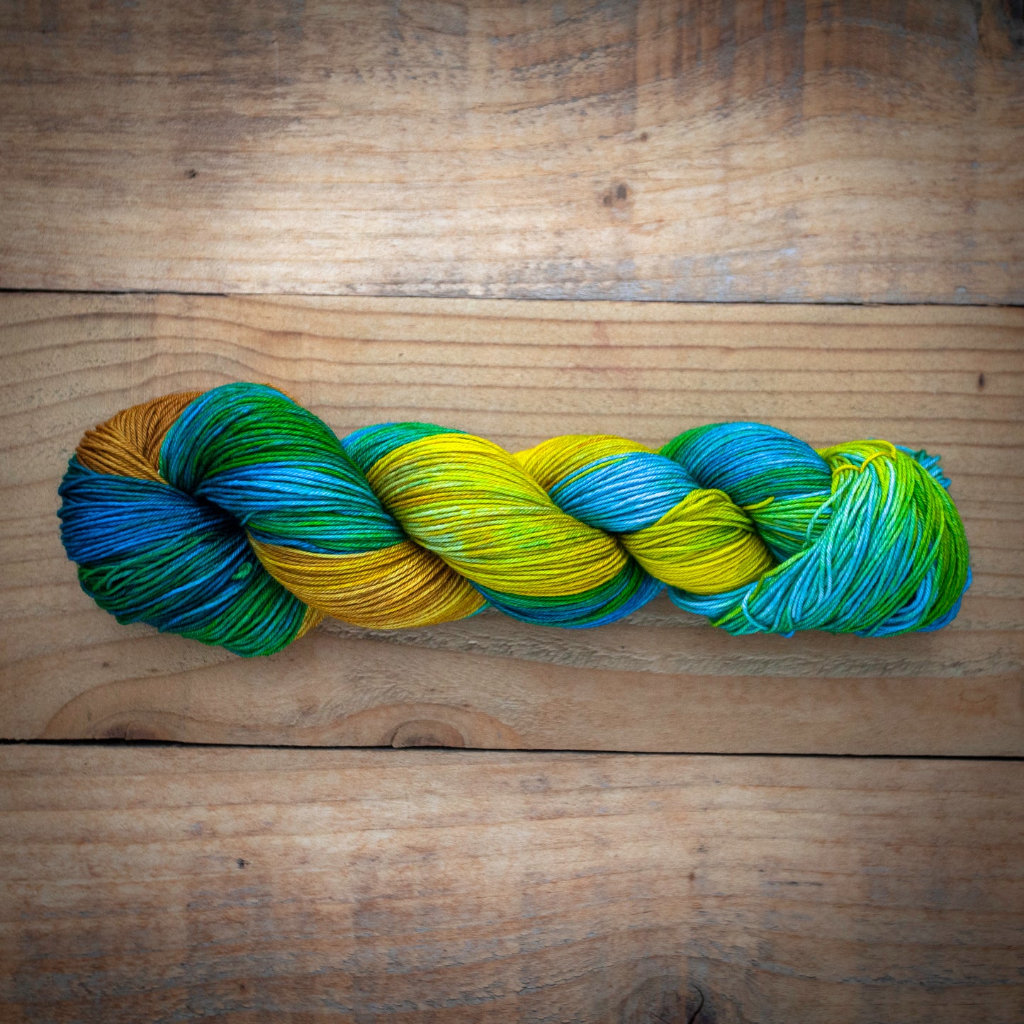 "Hidden Treasures" - hand dyed yarn