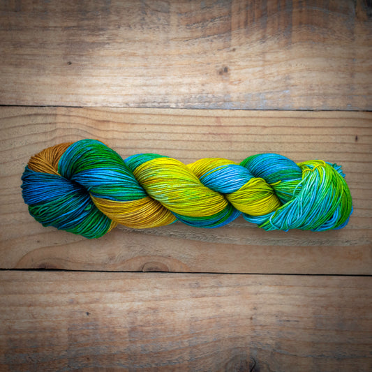 "Hidden Treasures" - hand dyed yarn