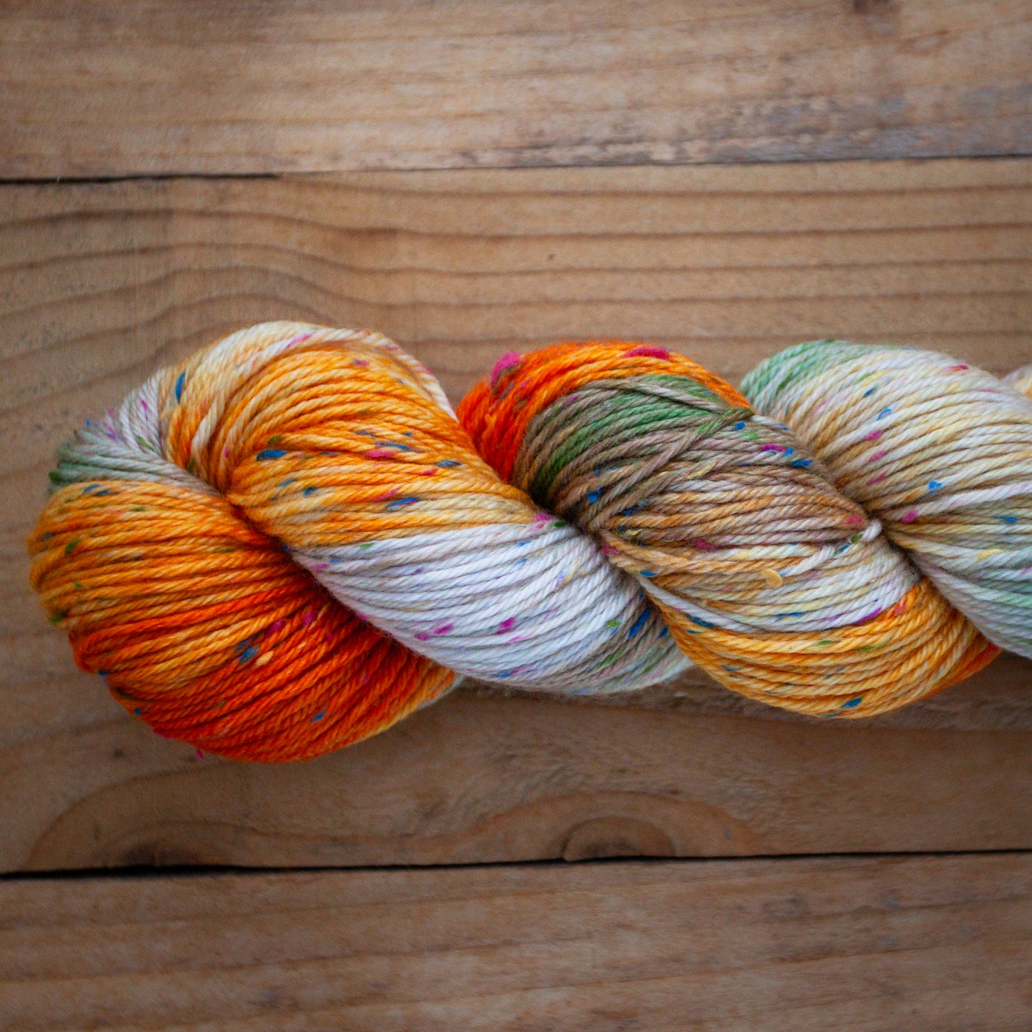 "Chanterelle Season" - Donegal Tweed DK - Superwash Merino - Limited quantity