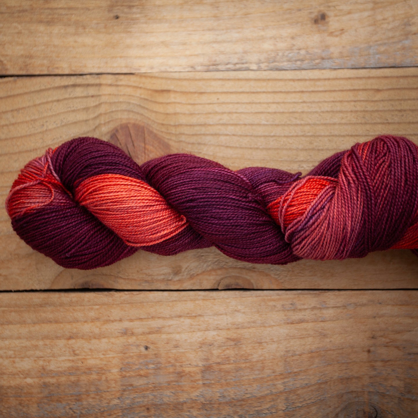 Superwash Bluefaced Leicester (BFL)/Nylon High Twist 4ply hand dyed yarn - sock weight - Ready to Ship