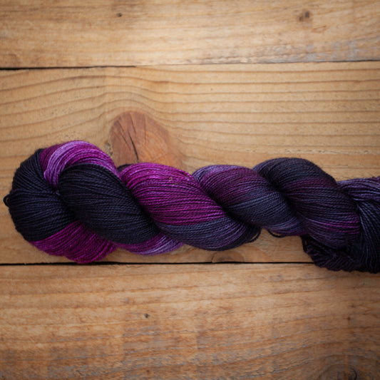 Superwash Bluefaced Leicester (BFL)/Nylon High Twist 4ply hand dyed yarn - sock weight - Ready to Ship