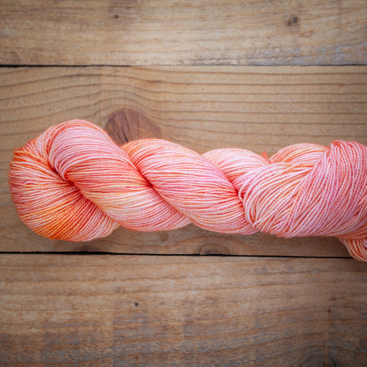 Superwash Bluefaced Leicester (BFL)/Nylon High Twist 4ply hand dyed yarn - sock weight - Ready to Ship