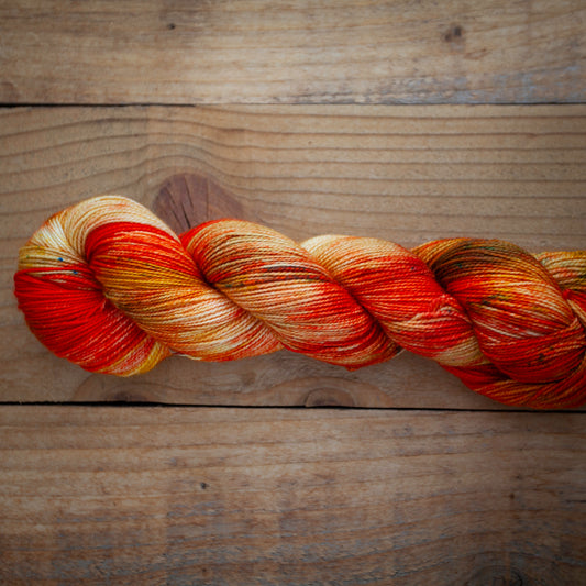 Superwash Bluefaced Leicester (BFL)/Nylon High Twist 4ply hand dyed yarn - sock weight - Ready to Ship