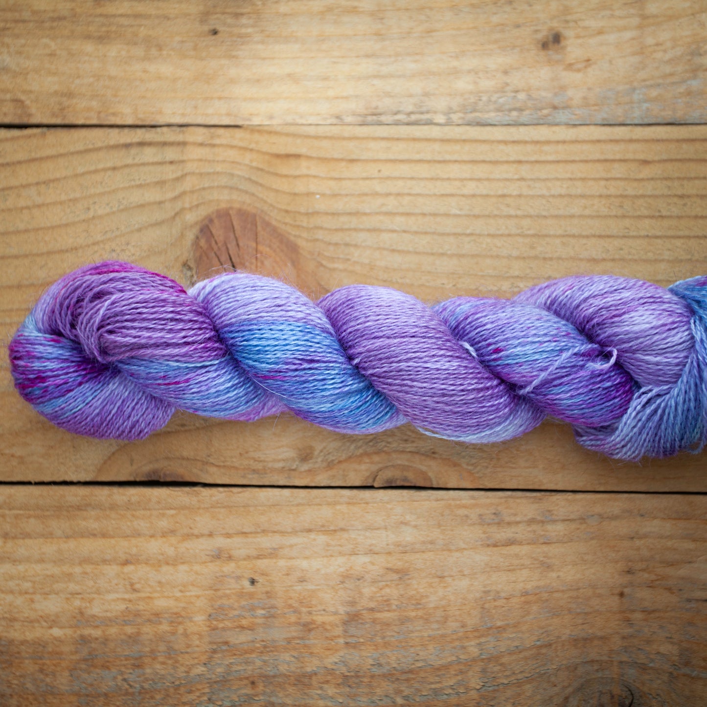 Corriedale Mohair 4ply hand dyed yarn - Ready to Ship