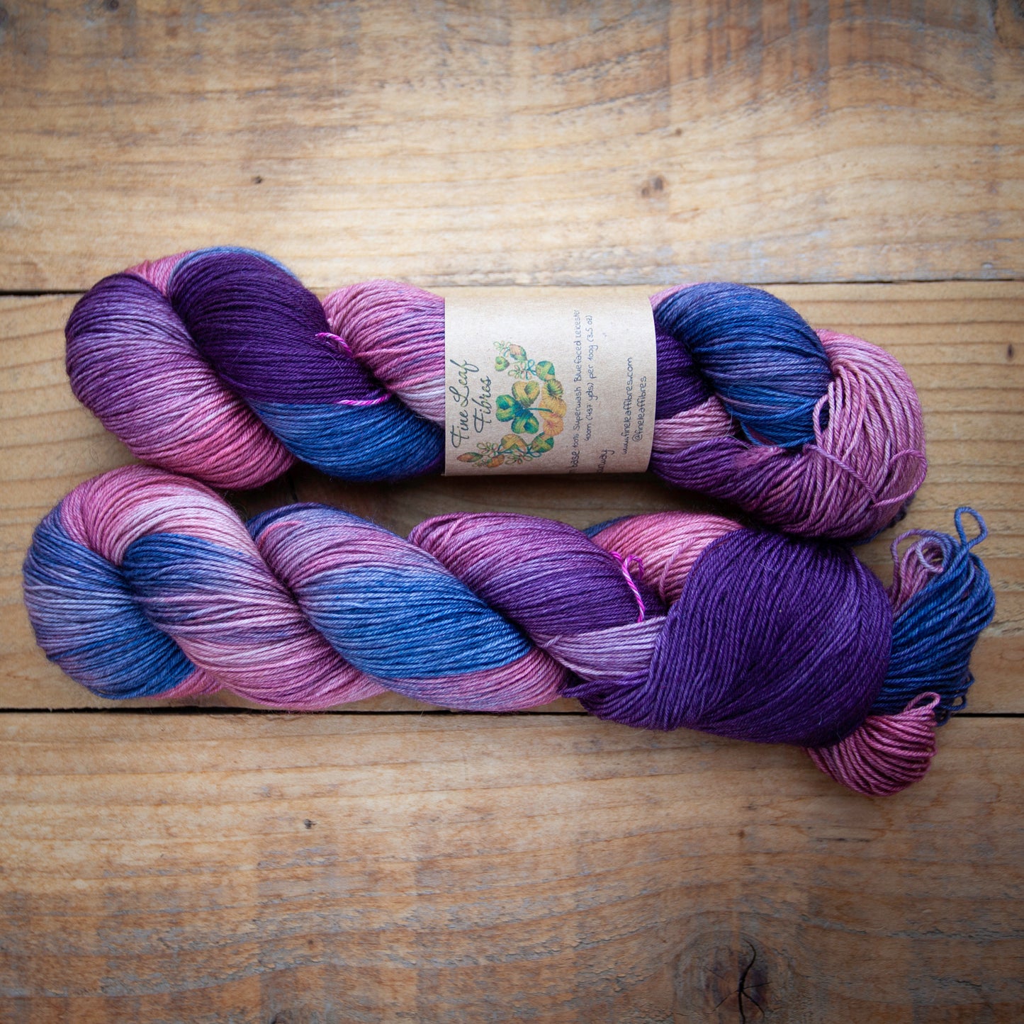 Bluefaced Leicester 4Ply hand dyed yarn - Ready to Ship