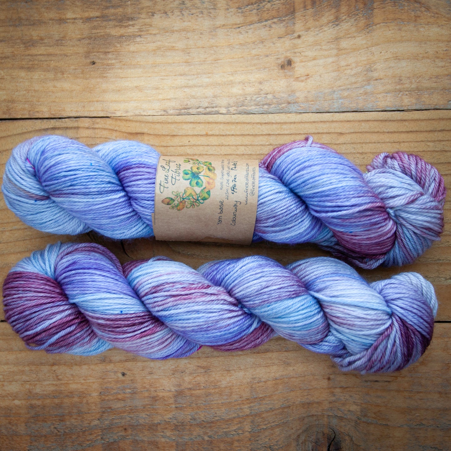 100% Superwash Merino - DK weight - hand dyed yarn - Ready to Ship