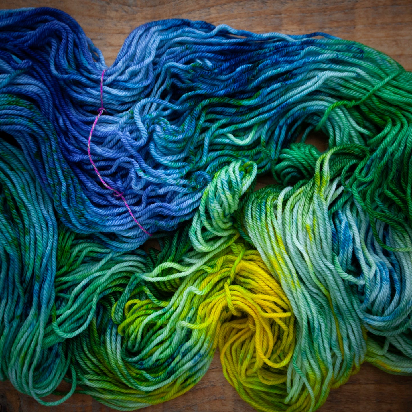 100% Superwash Merino - DK weight - hand dyed yarn - Ready to Ship