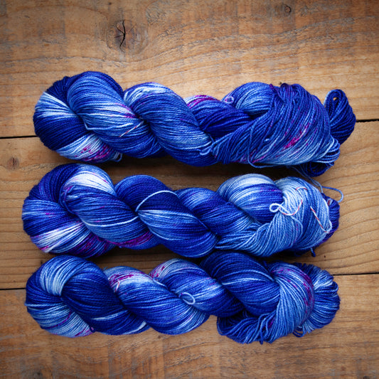 100% Superwash Merino - DK weight - hand dyed yarn - Ready to Ship