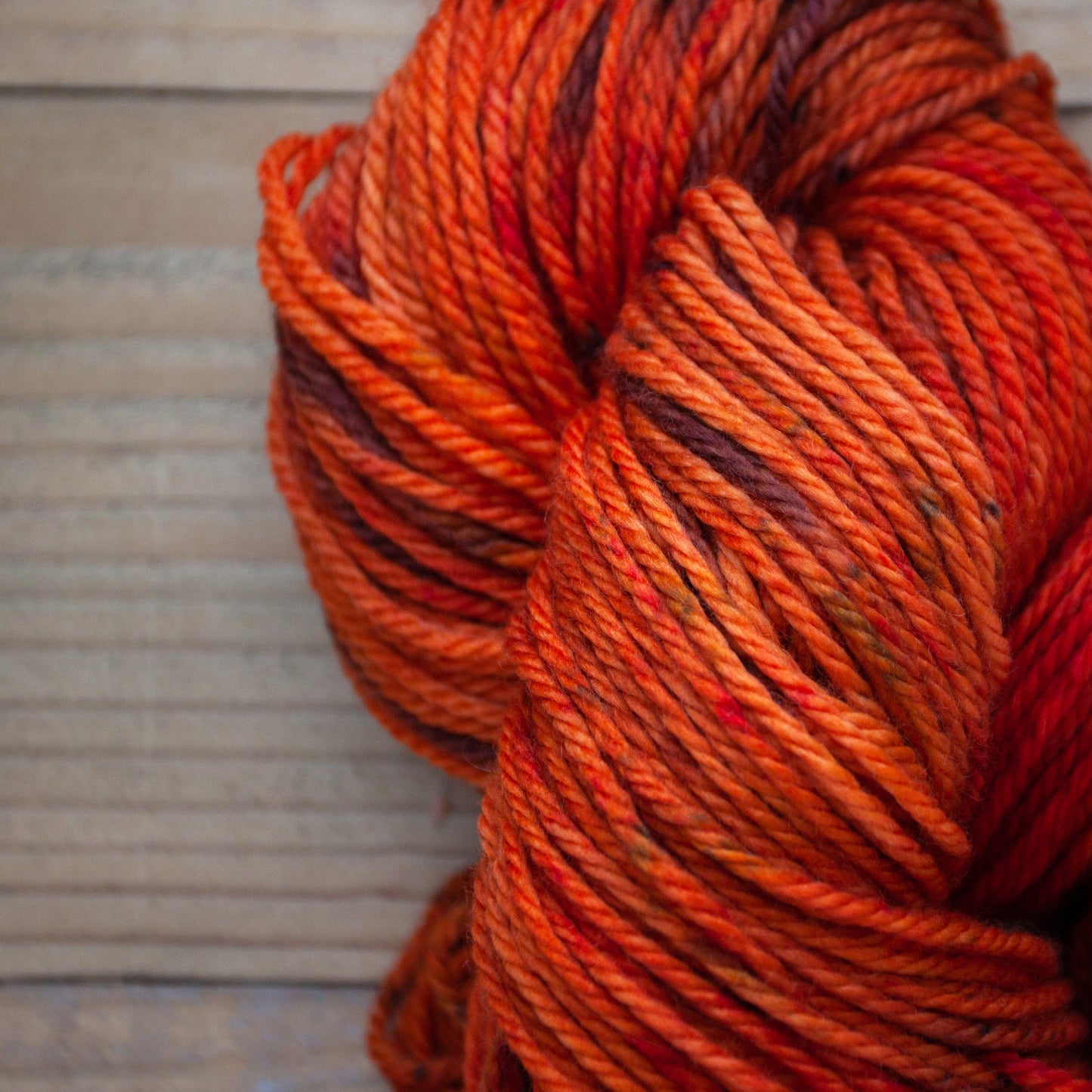 "Pumpkin Patch" - hand dyed yarn