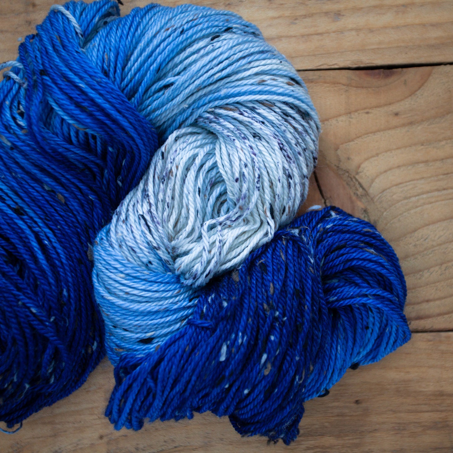 "Swifts in the Sky" - hand dyed yarn