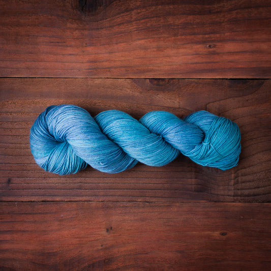 "Irish Sea" - hand dyed yarn