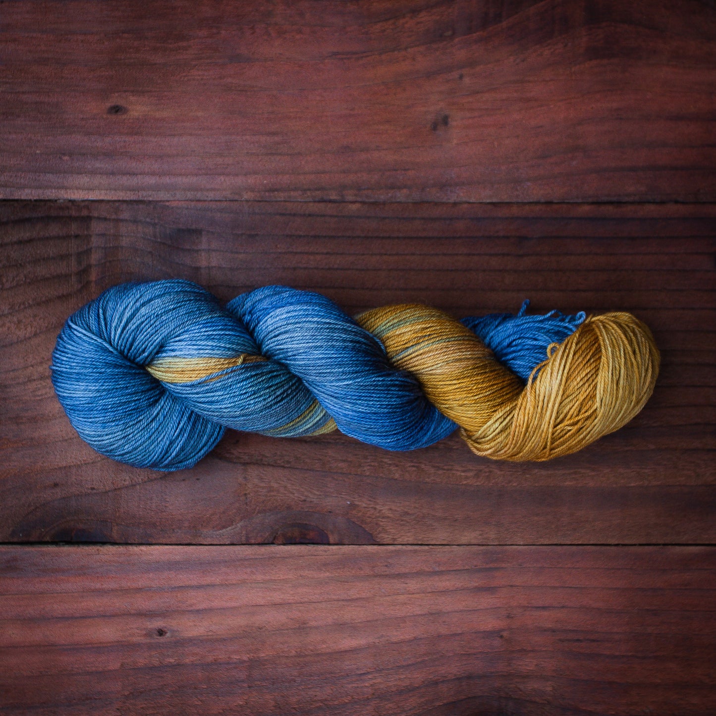 "Favourite Garden Jeans" - hand dyed yarn