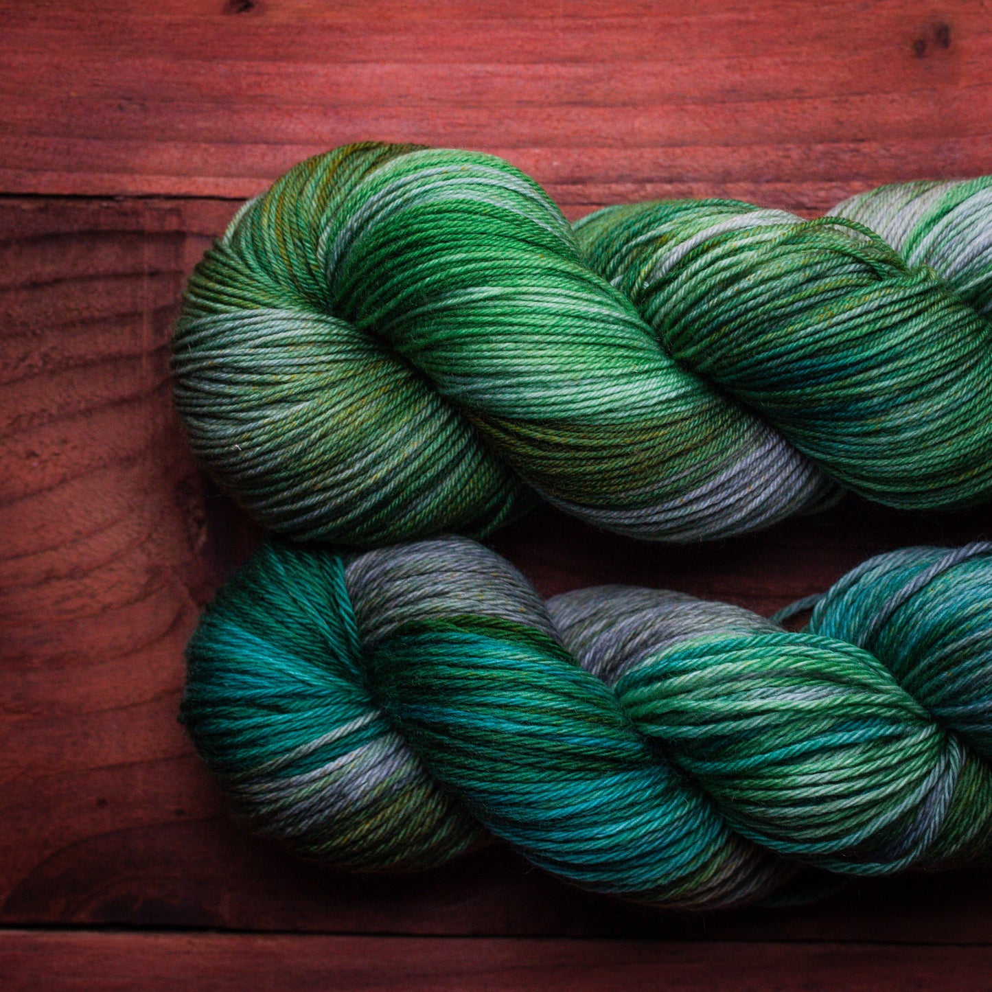 "Winter Woodlands" - hand dyed yarn