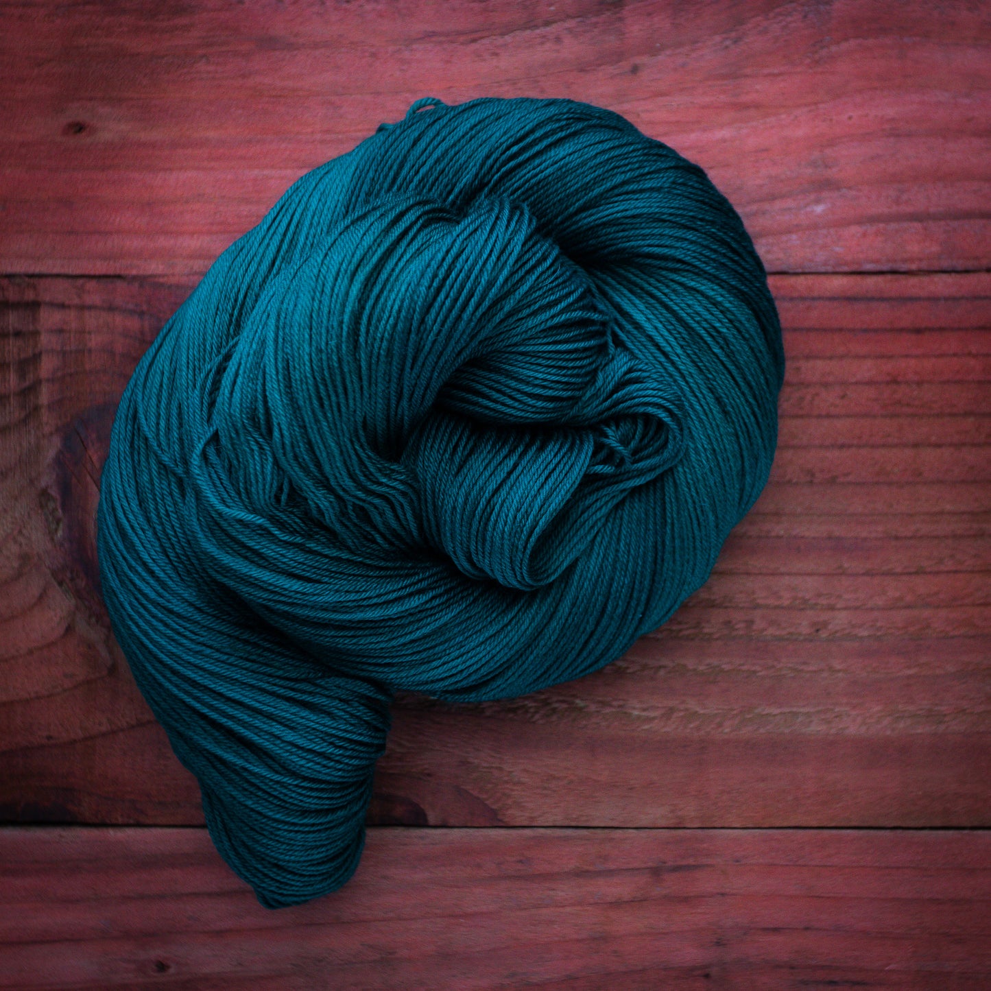 "Emerald Vines" - hand dyed yarn