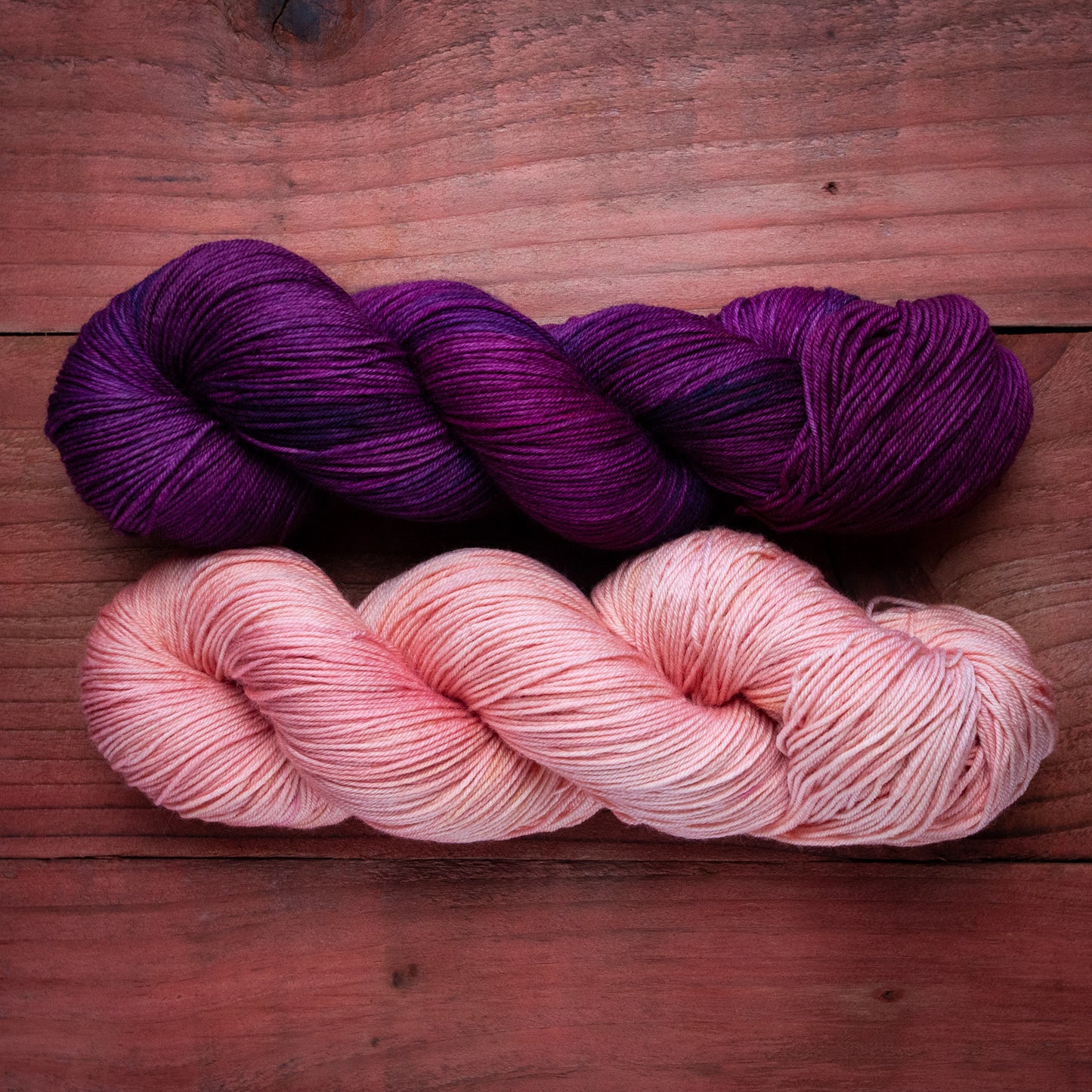 Yarn set "Sorceress" and "Sakura"