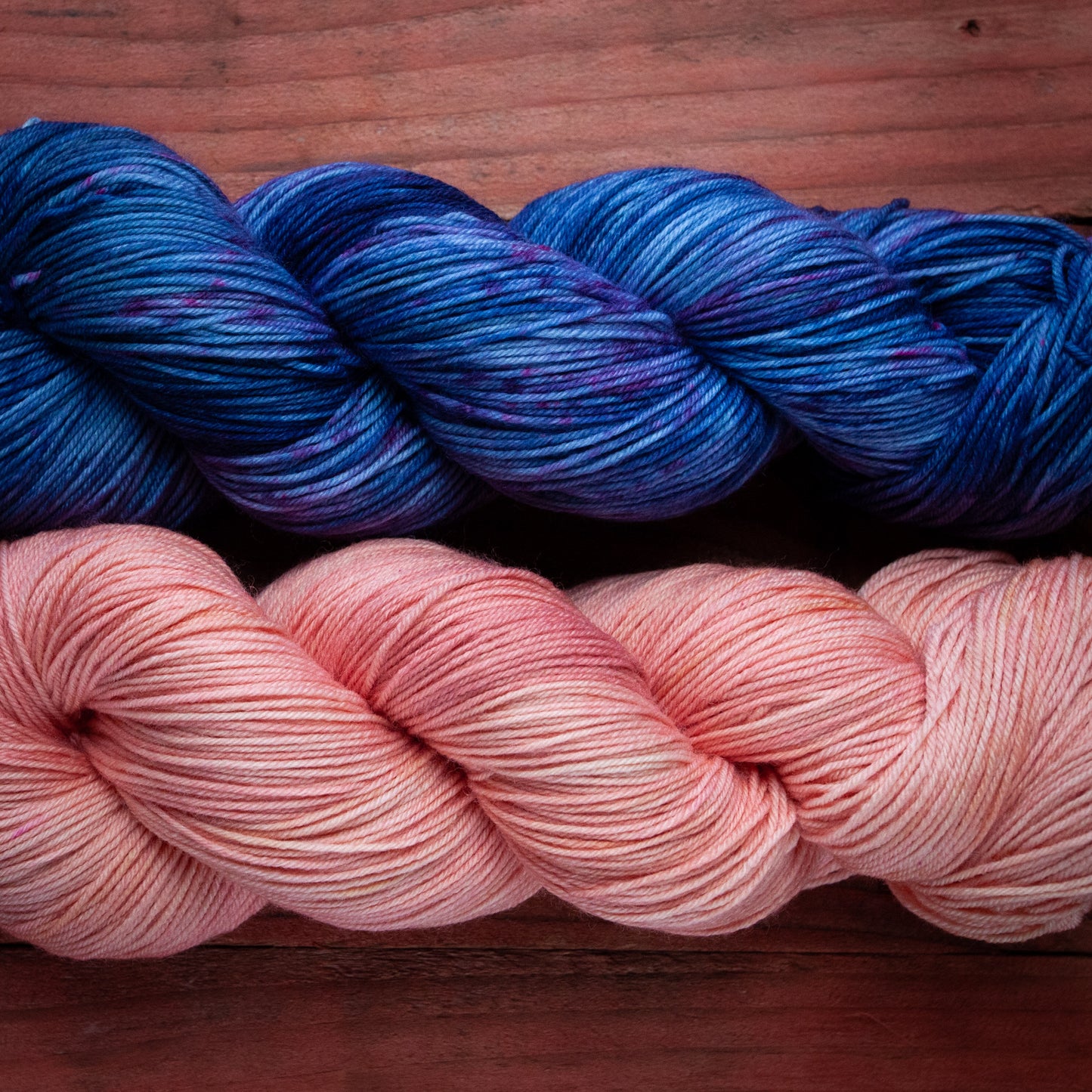 Yarn set "Blueberry fields" and "Sakura"