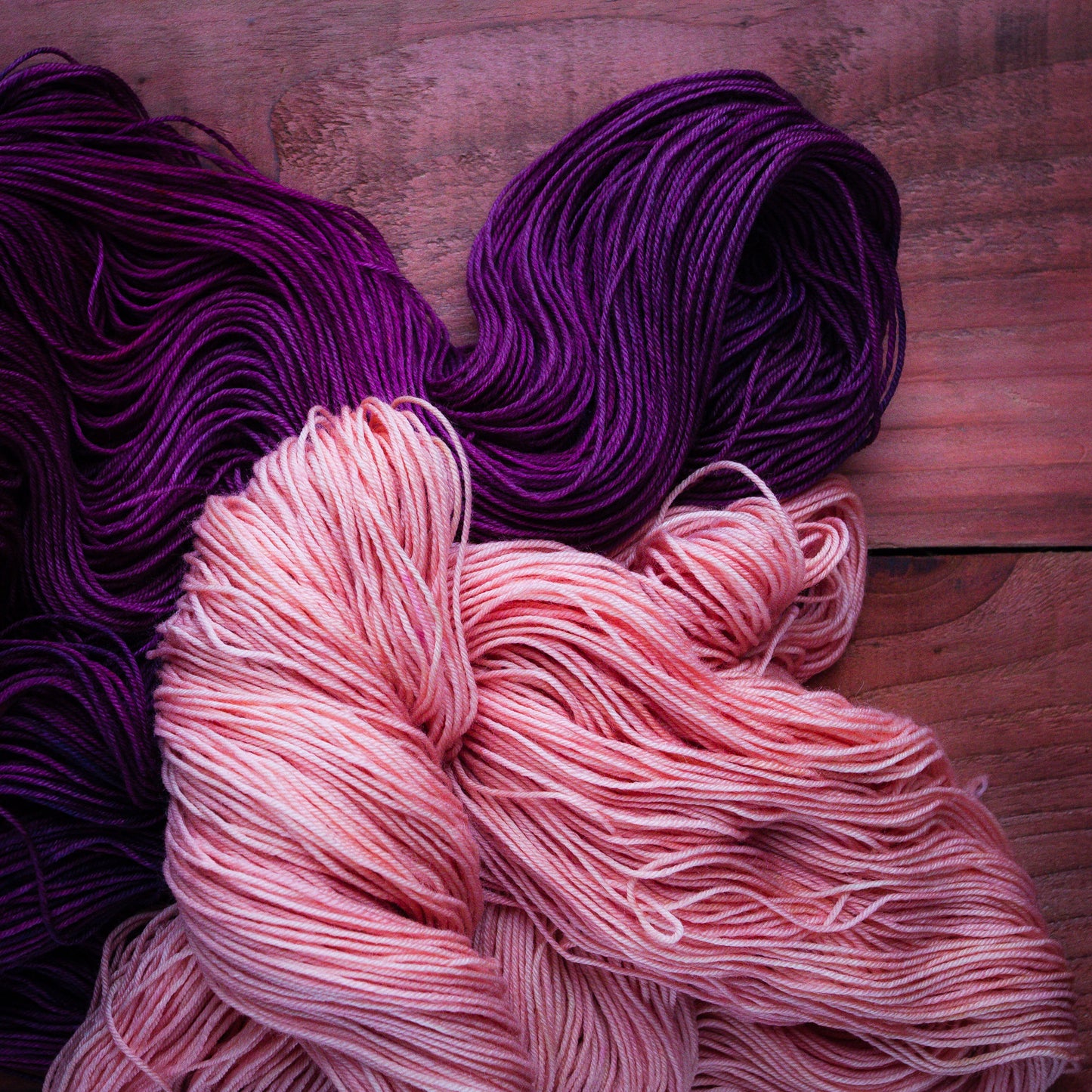 "Sorceress" - hand dyed yarn