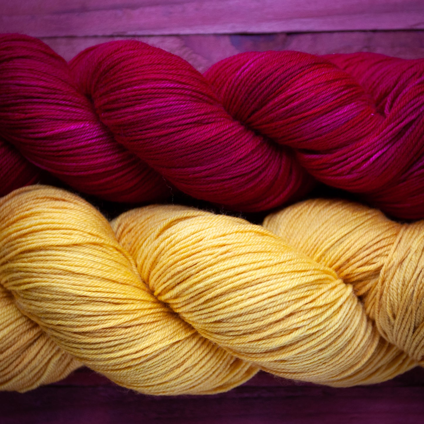 "Pure Sunshine" - hand dyed yarn