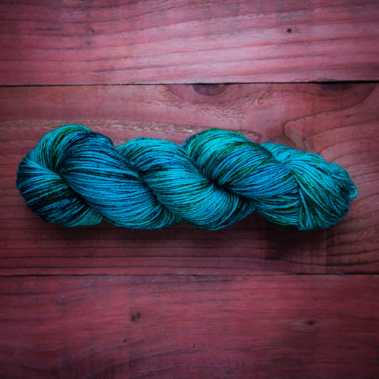 "Underwater" - hand dyed yarn