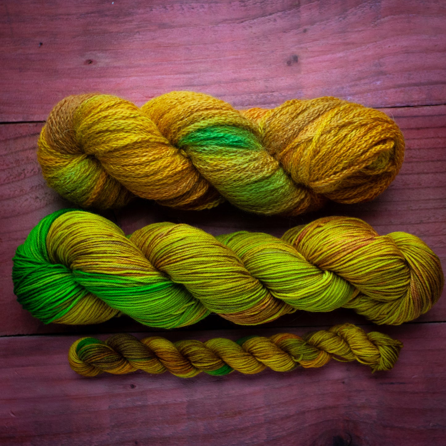 "Honey Meadow" - hand dyed yarn