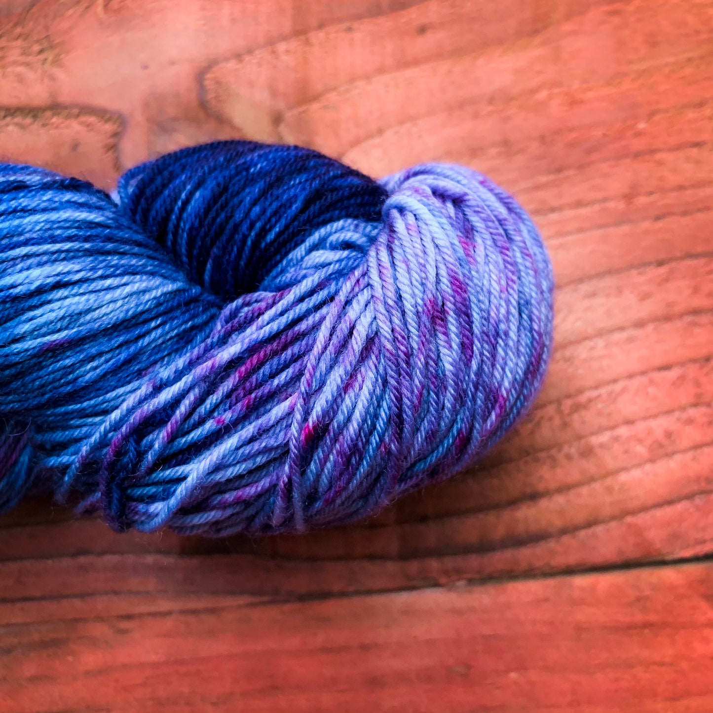 "Blueberry Fields" - hand dyed yarn