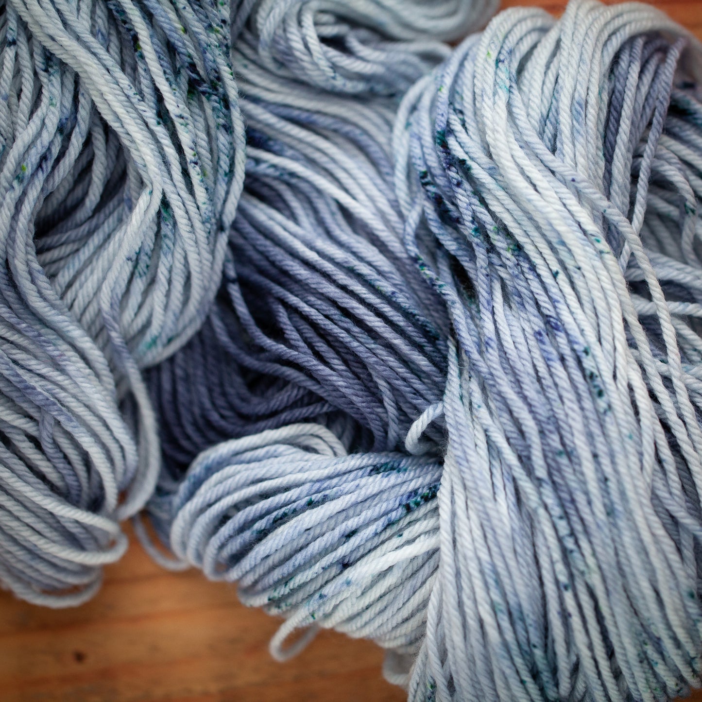 "Snow Crash" - hand dyed yarn