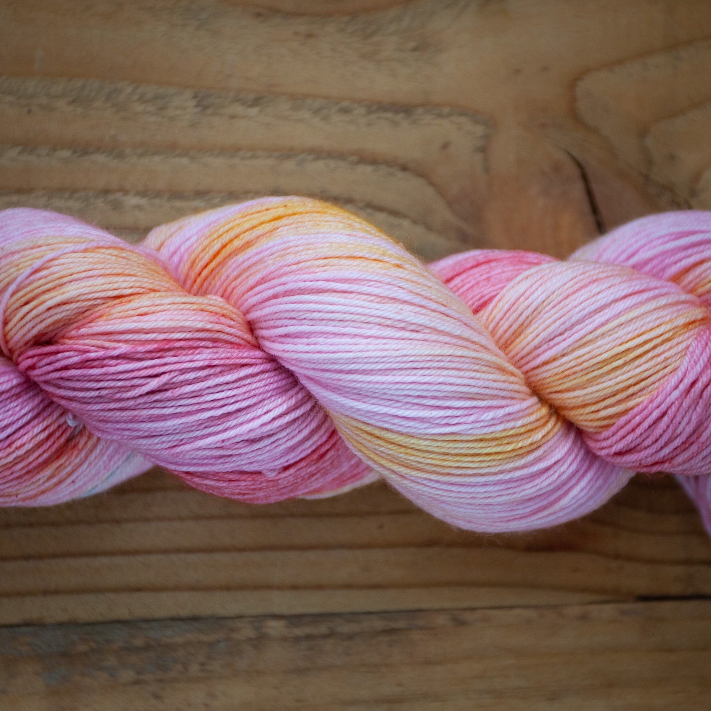 “Spring petals" - hand dyed yarn