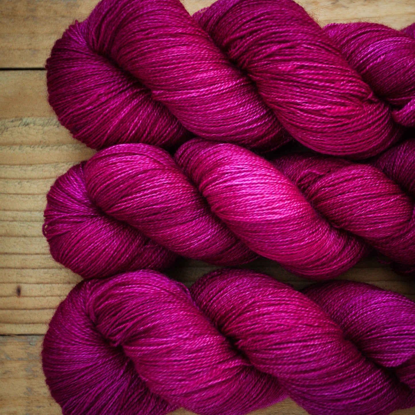 "Very Berry Crush" - hand dyed yarn