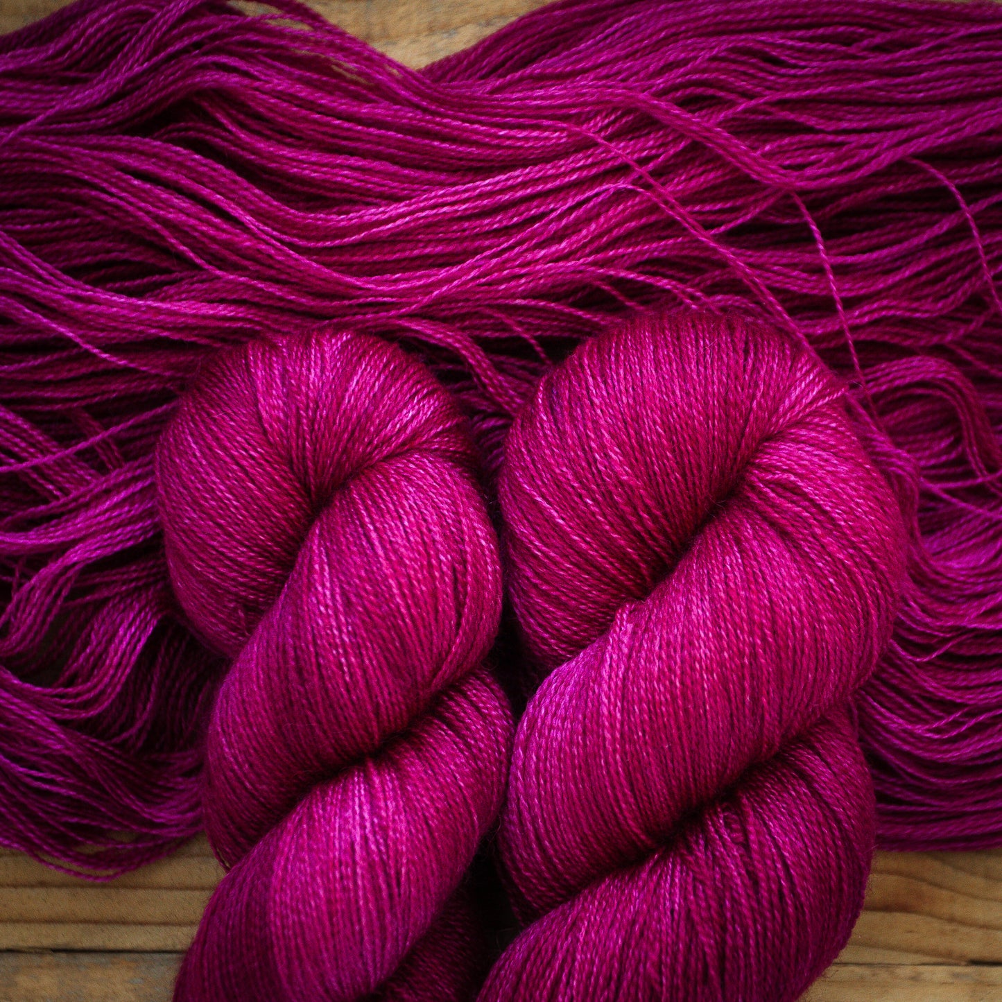 "Very Berry Crush" - hand dyed yarn