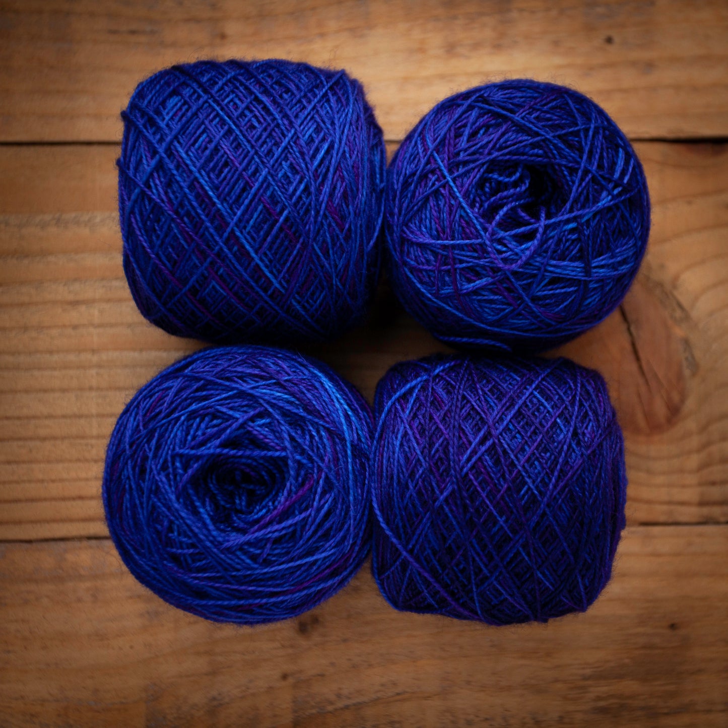 "Midnight Light" - hand dyed yarn