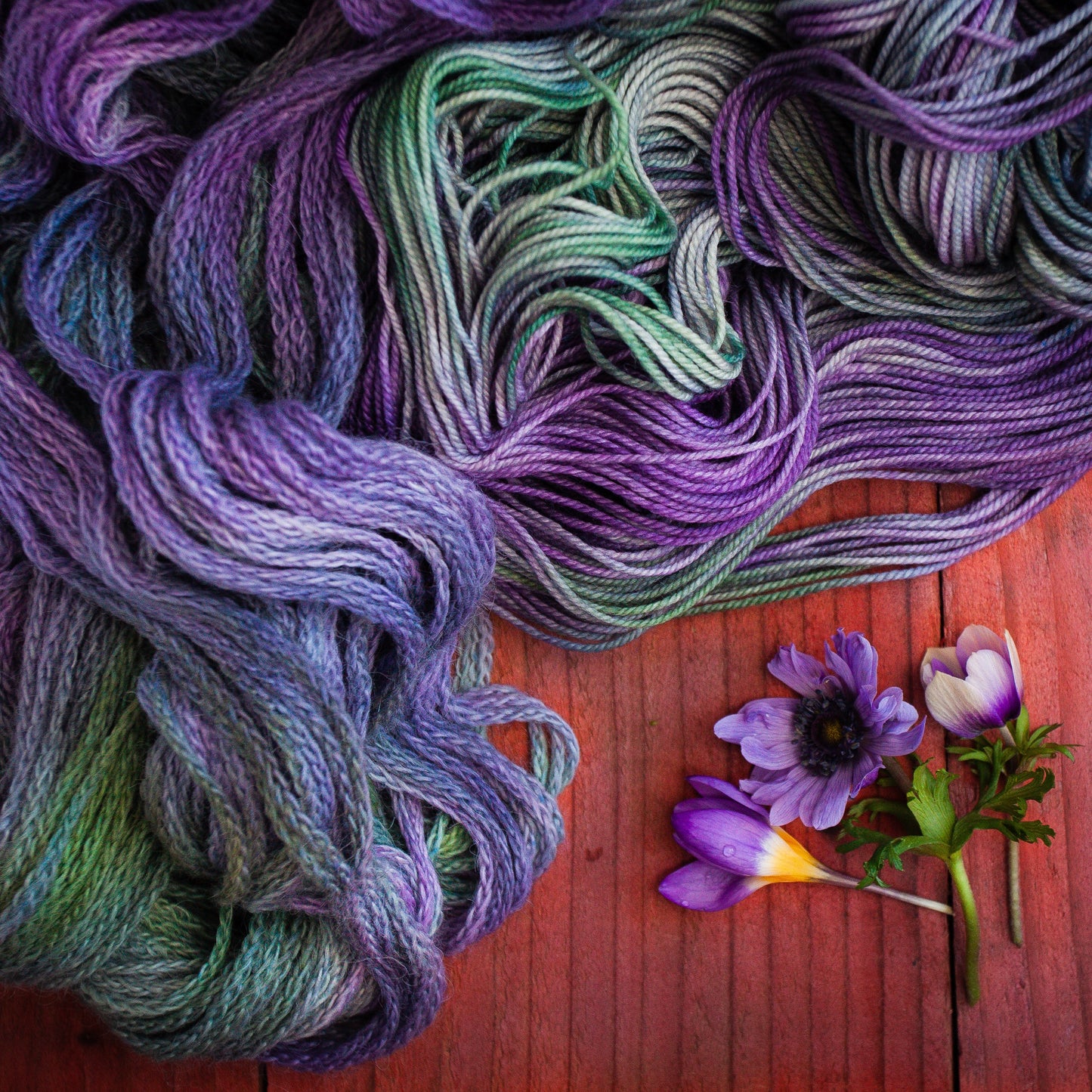 "Spring" - hand dyed yarn